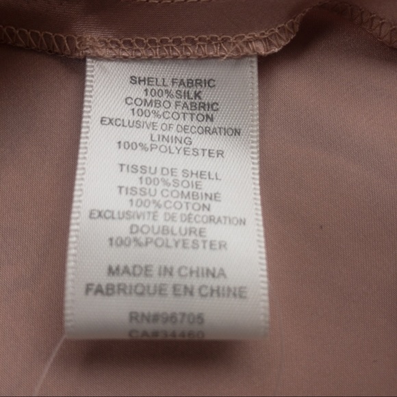 REBECCA TAYLOR Strapless Nude/Dusty Rose Color Mini Dress Women Size 2 - Picture 10 of 15